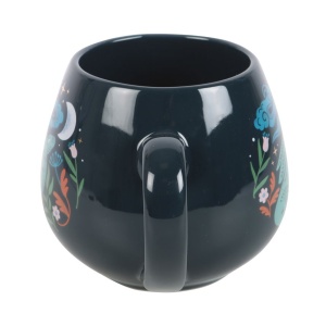 Cana rotunda din ceramica Midnight Hare, capacitate 400ml - Img 2