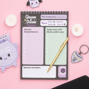 Carnet Planner saptamanal de birou Gloom & Doom - Candy Cauldron, 22,5 cm - Img 5