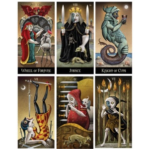 Carti Tarot Deviant Moon – Borderless Edition, 78 carti + ghid in limba engleza | US Games - Img 2
