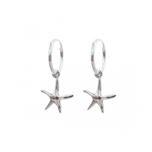 Cercei cu tortite Stea de mare, argint 925 – regenerare si speranta, 1.2 cm