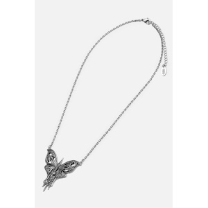 Colier Sanctuary Moth cu motive inspirate de catedralele gotice, placat cu argint 925 - Img 4