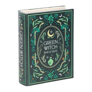Cutie bijuterii in forma de carte Green Witch - Img 2