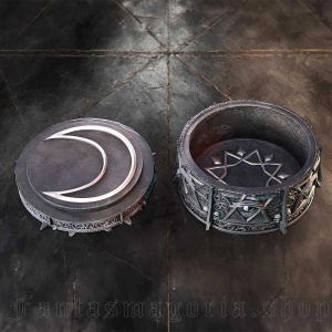 Cutie pentru bijuterii Hoard of the Baphomet – decor gotic fantasy ( 11 cm ) - Img 4