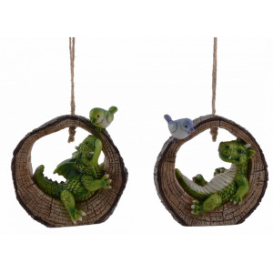 Decoratiune cu agatatoare dragon Micul Prieten 10 cm