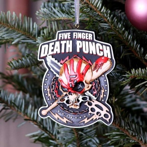 Decoratiune cu agatatoare Finger Death Punch 9.5cm