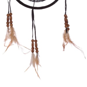 Dreamcatcher cu lupi Pupici in Zapada - Lisa Parker 16 cm - Img 2