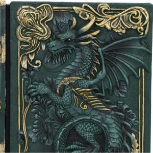 Jurnal Dragon's Grimoire cu dragon in relief, 92 pagini, Nemesis Now, 19 cm - Img 7