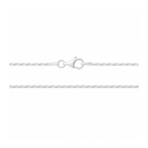 Lantisor argint model sfoara, lungime 40 cm, grosime 1.5 mm
