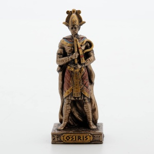 Mini statueta mitologica zeul egiptean Osiris 9 cm - Img 1
