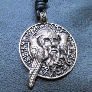 Pandantiv bronz Odin - Img 3