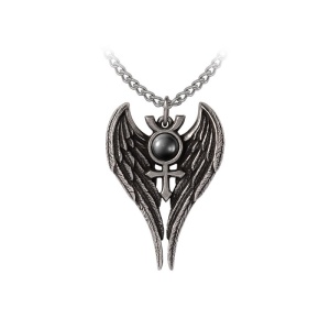Pandantiv cu lantisor gotic Alchemy England - Angel of Mercury