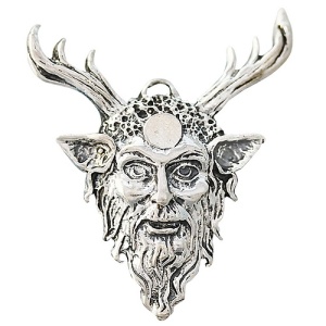 Pandantiv cu lantisor placate cu argint Sigils of The Craft - Cernunnos