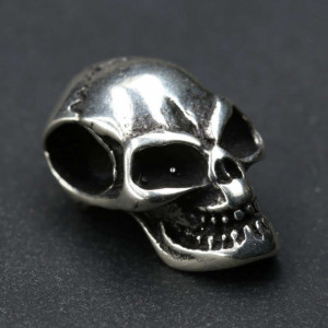 Pandantiv talisman argint Craniul norocos 1.7cm