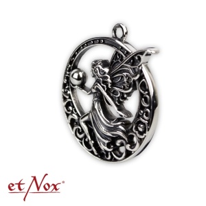 Pandantiv Zana cu Sfera Magica din inox, Etnox – simbol al magiei si inspiratiei, 3.2 cm - Img 3