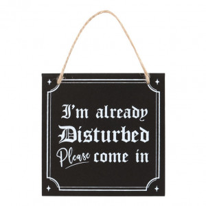 Placuta decorativa Do Not Disturb 12 cm