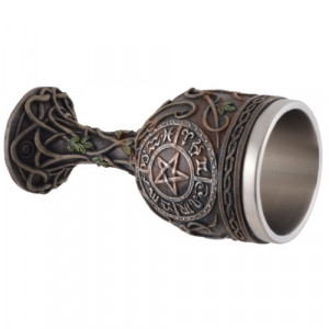 Pocal Wicca Witch Chalice 16 cm - Img 4