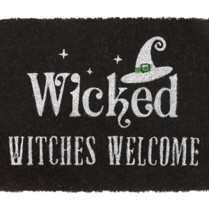 Pres de usa din fibra de nuca de cocos Wicked Witches Welcome - Img 2