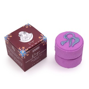 Set 2 bombe de baie artizanale cu mesaj ascuns Zodiac - Fecioara - Img 3