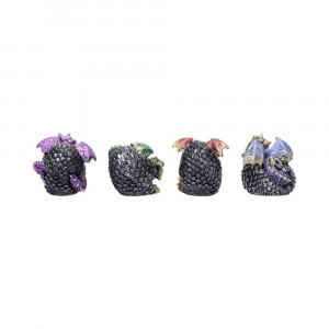 Set 4 statuete dragonei - Eggling Hoard 5 cm - Img 3