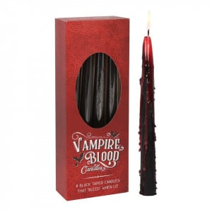 Set 8 lumanari gotice Victorian Vampire - Sangele vampirului 15.2 cm - Img 1