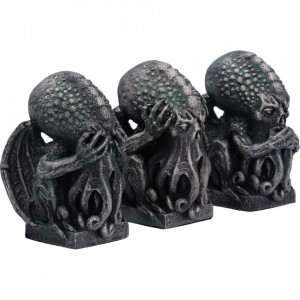 Set statuete Trei monstri marini intelepti Cthulhu 7.6cm - Img 5