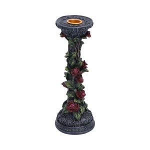 Sfesnic gotic cu trandafiri rosii Scarlet Rose 20,4 cm - Nemesis Now - Img 4