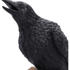 Statueta Corb Raven’s Caw – decor gotic si fantasy, 26.8 cm - Img 5