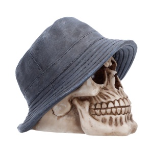 Statueta Craniu Mad For It – decor gotic si decor fantasy, 13.5 cm - Img 4