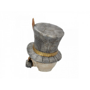 Statueta craniu steampunk Contele Arhibald 20 cm - Img 4
