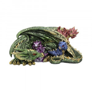 Statueta dragon cu pui Ceata de Dragonei 17.3 cm
