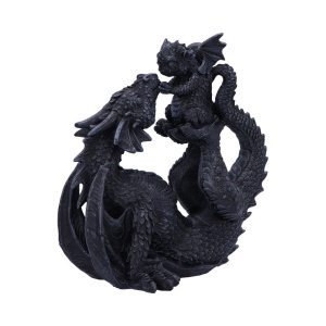 Statueta dragon cu pui Drakaina si Dragonling 22cm - Img 4