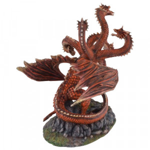 Statueta dragon cu sapte capete Apokalyps 35cm - Img 5