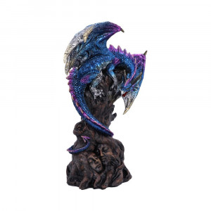 Statueta dragon in copac Ealdwoode - Poveste de Dragoste 27.5 cm - Img 4