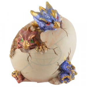 Statueta Dragonel in ou 9 cm - Img 3