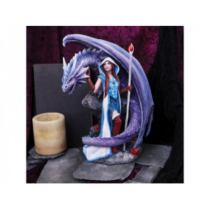 Statueta Dragonul Vrajitor - Anne Stokes - 24 cm - Img 7