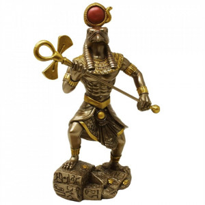 Statueta zeu Horus din rasina