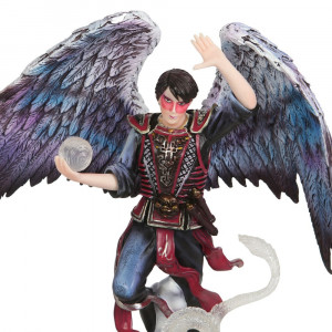 Statueta Elemental Magic - Vrajitorul Aerului, Anne Stokes 23 cm - Img 3