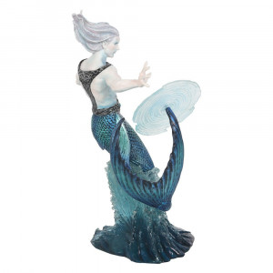 Statueta Elemental Magic - Vrajitorul Apei, Anne Stokes 22.5 cm - Img 4