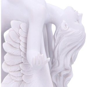 Statueta Inger Alb „Eliberarea Ingerului” din Rasina Pictata Manual – 26.5 cm - Img 6