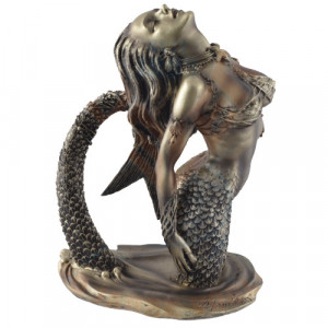 Statueta mitologica Sirena 19cm - Img 1