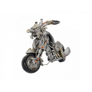 Statueta motocicleta steampunk Dracus Birota 29 cm - Img 2