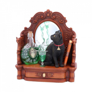 Statueta pisica neagra Absinthe - Lisa Parker - 22 cm