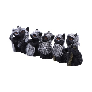 Statueta Pisicuta Neagra Cat Crusaders 5.5 cm - Img 3