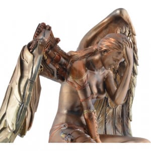 Statueta steampunk Tristetea ingerului 37 cm - Img 4