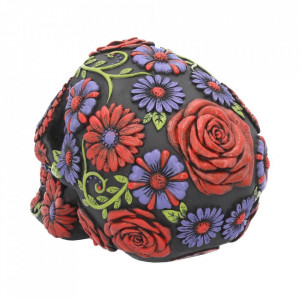 Statueta sugar skull Florile mortilor 18 cm - Img 4