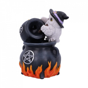 Suport conuri tamaie backflow cu bufnita si cazanul magic Snowy Brew 17cm - Img 2