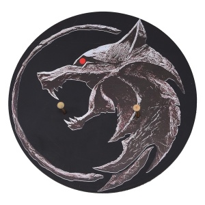 Suport fantasy de perete pentru sabie – Wolf Medallion