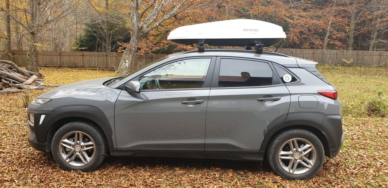 『kona☆』 Hyundai Kona bare transversale Menabo Lince Siilver si cutie
