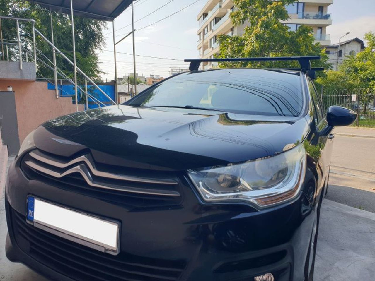Citroen C4 bare transversale Menabo Delta Black