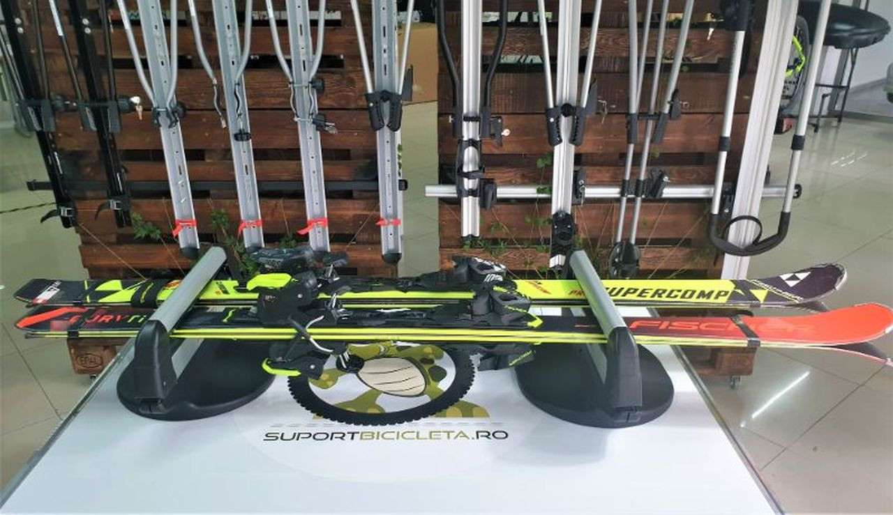 Suport schi si snowboard Fabbri Husky cu prindere magnetica